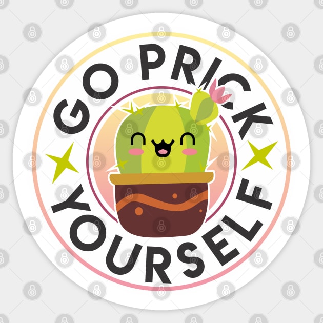 Go Prick Yourself Sticker by MistyMayhem